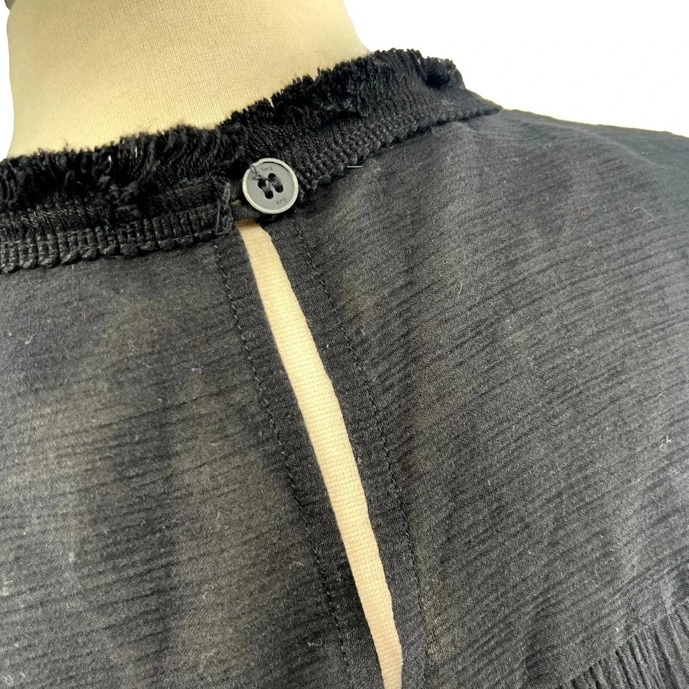 Sea New York Black Lace Crepe Drop Waist Tunic Dress EUC - Picture 10 of 12